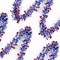 50 Feet Patriotic Tinsel Garland 4th of July Tinsel Garland Decoration